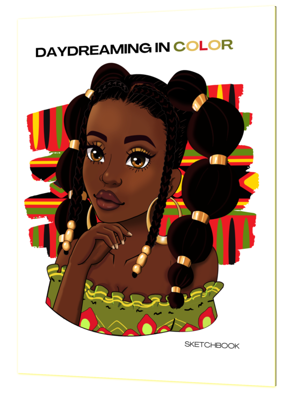 Daydreaming in Color: A Sketchbook for Black Girls/Women Who Like/Love to Draw