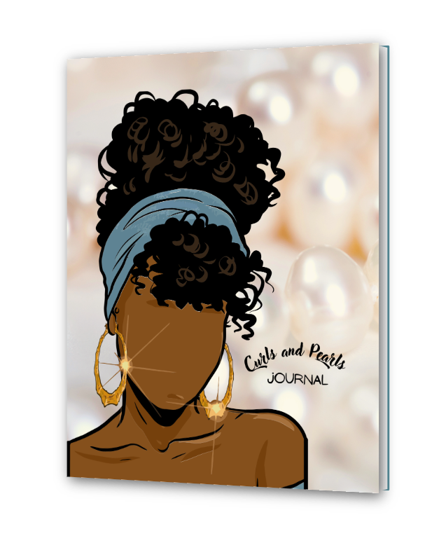 Curls and Pearls: Composition Notebook for African-American Women